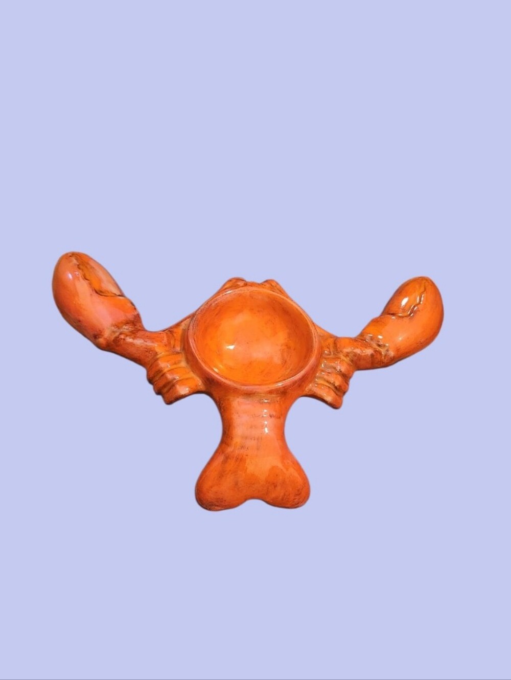 Vintage Metlox Pottery Serving Dish In Shape Of Lobster